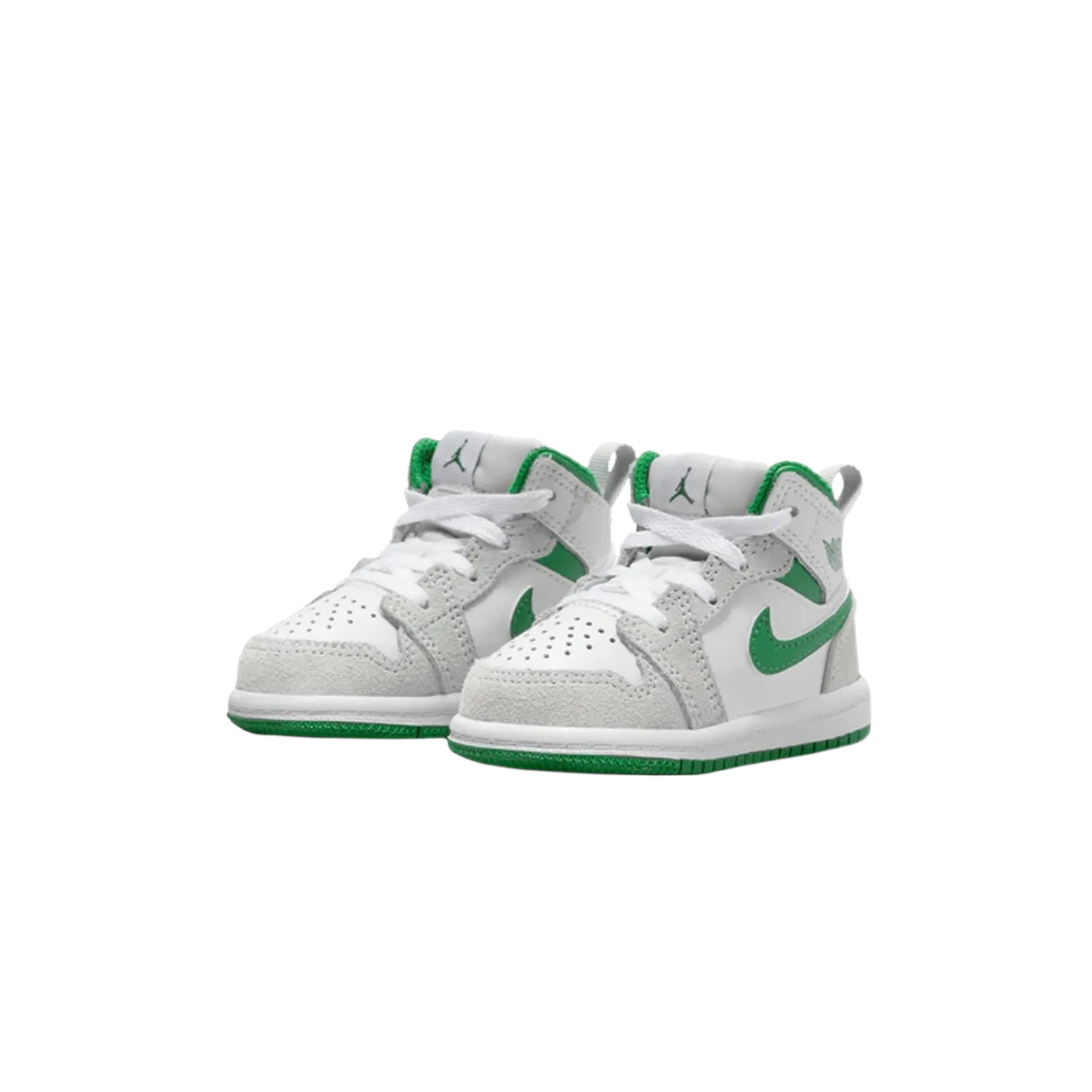 Air Jordan 1 Mid SE 'Grey Pine Green' (Infant & Kids)