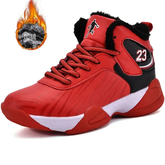 Boys Girls Basketball Shoes Brand Kids Sneakers High Quality Breathable Non-slip Sport Trainer Shoes