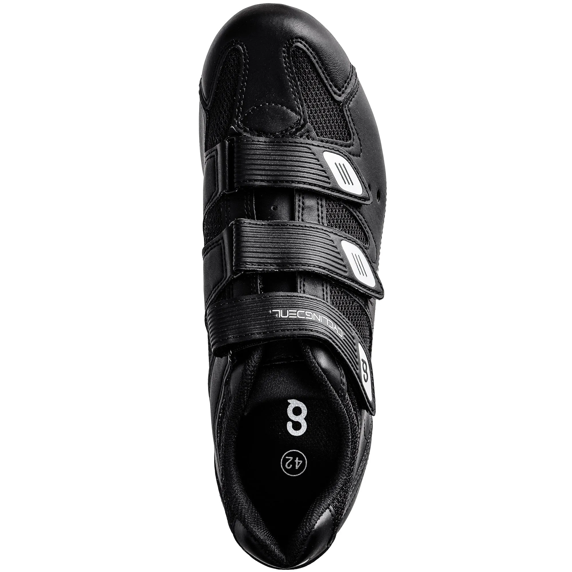 CyclingDeal Mountain Bicycle Bike Men's MTB Cycling Shoes in Black - Compatible with Shimano SPD & CrankBrothers Cleats