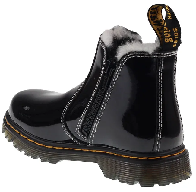 Dr Martens Boots Kids 2976 Leonore Patent Lamper Black