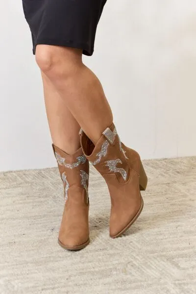 Headliner Rhinestone Cowboy Booties