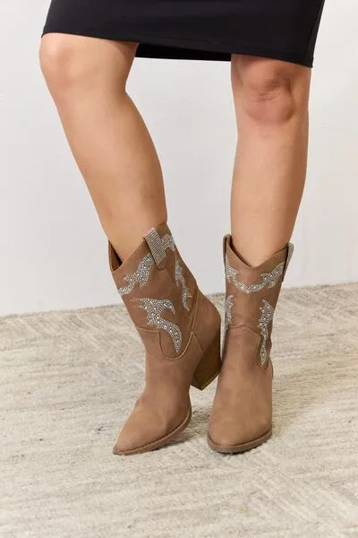 Headliner Rhinestone Cowboy Booties