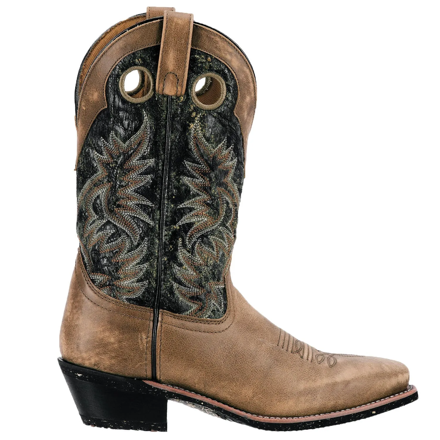 Laredo Men's Rugged Embroidery Western Boots Style 68358