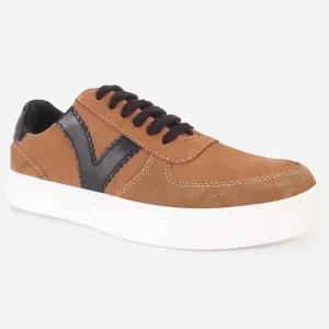 Mens "TRIBIA"Lace Up Leather Trainers