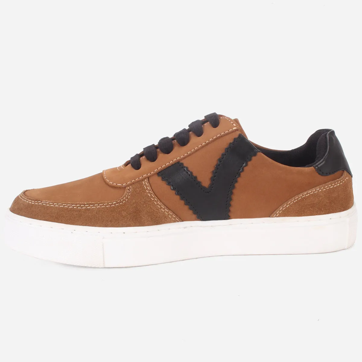 Mens "TRIBIA"Lace Up Leather Trainers