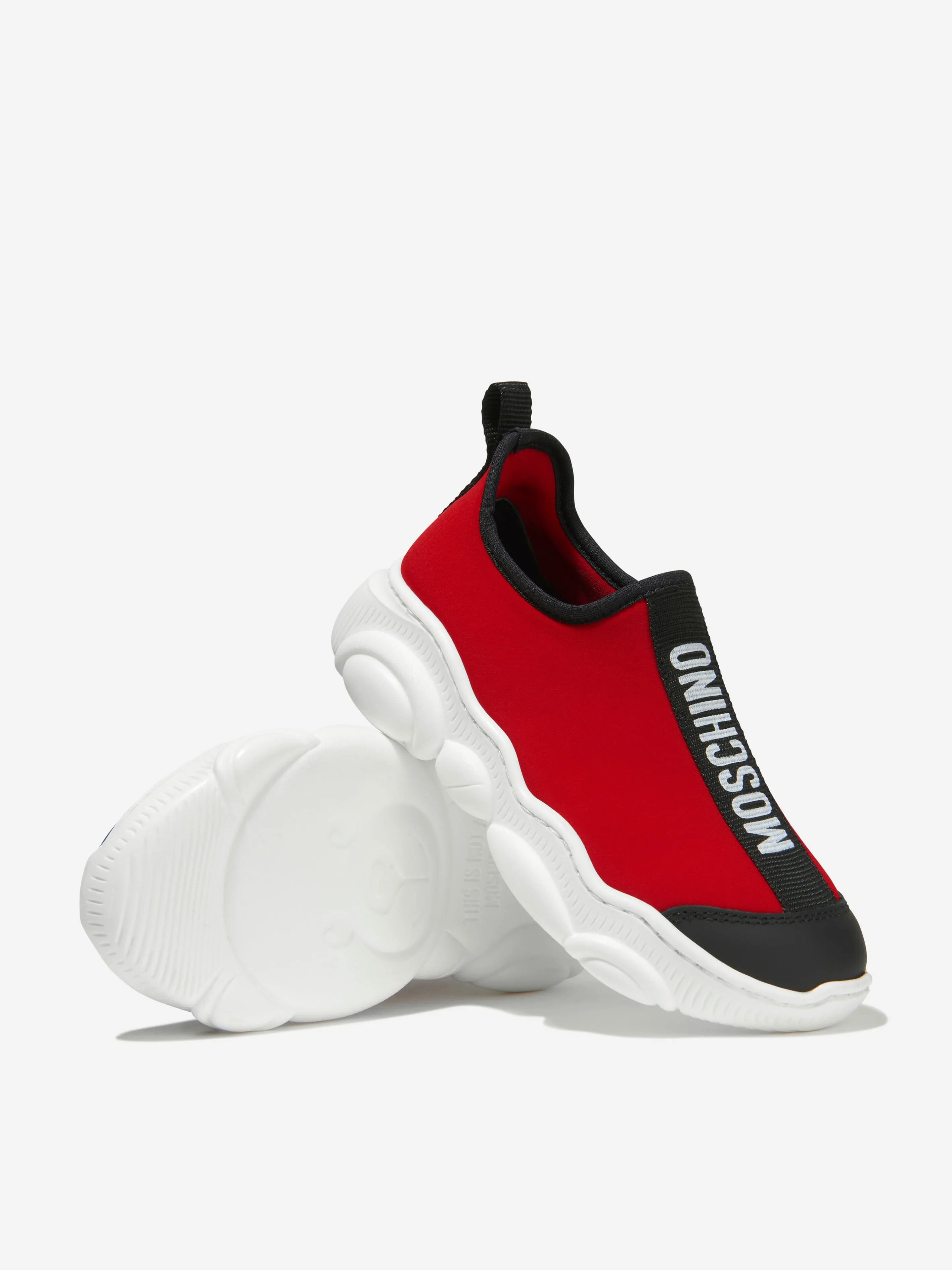 Moschino Unisex Logo Slip On Trainers