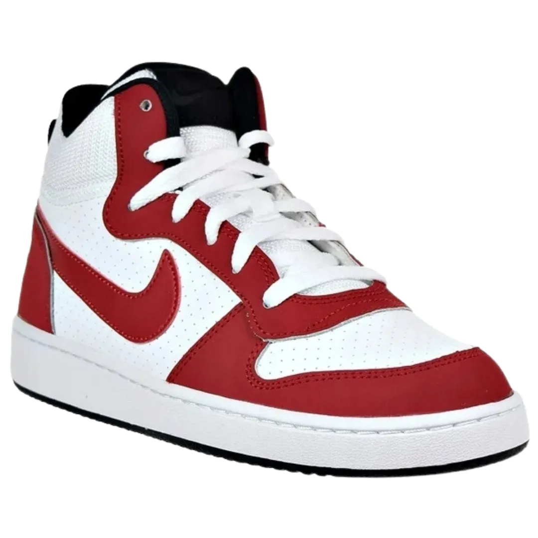 Nike Court Borough Mid Top Red Trainers