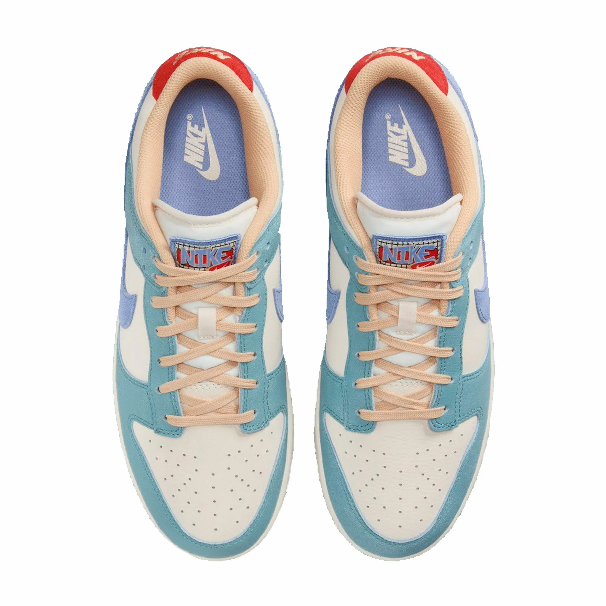 Nike Men's Dunk Low PRM "Denim Turquoise" (Pale Ivory/Royal Pulse)