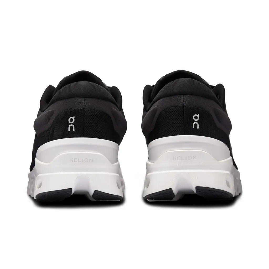 On Men's Cloudstratus 3 Running Shoes Black / Frost