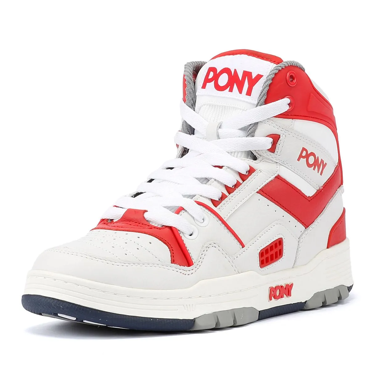 Pony M_100 White/Red Trainers