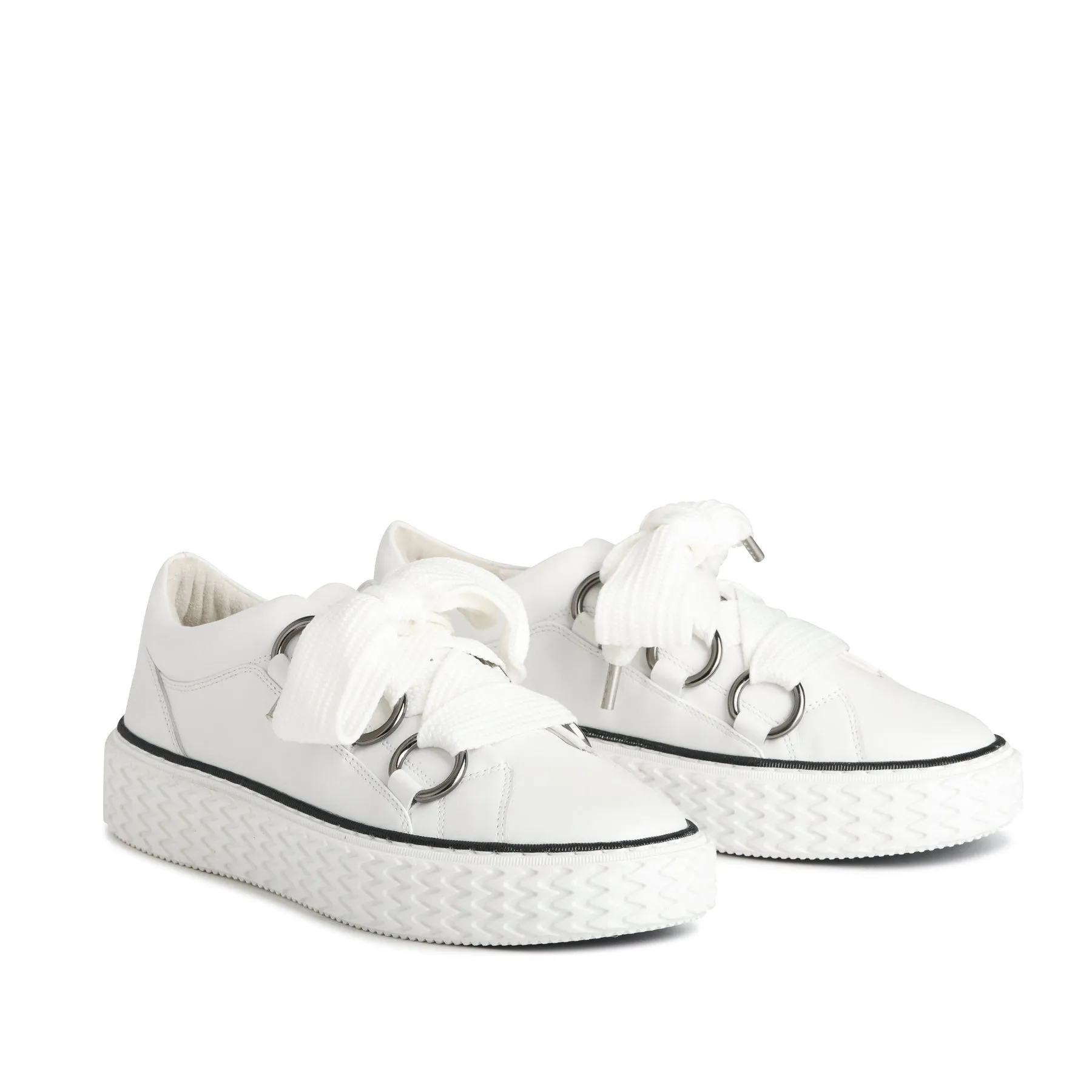 TRINITY LOW TOP SNEAKERS LEATHER