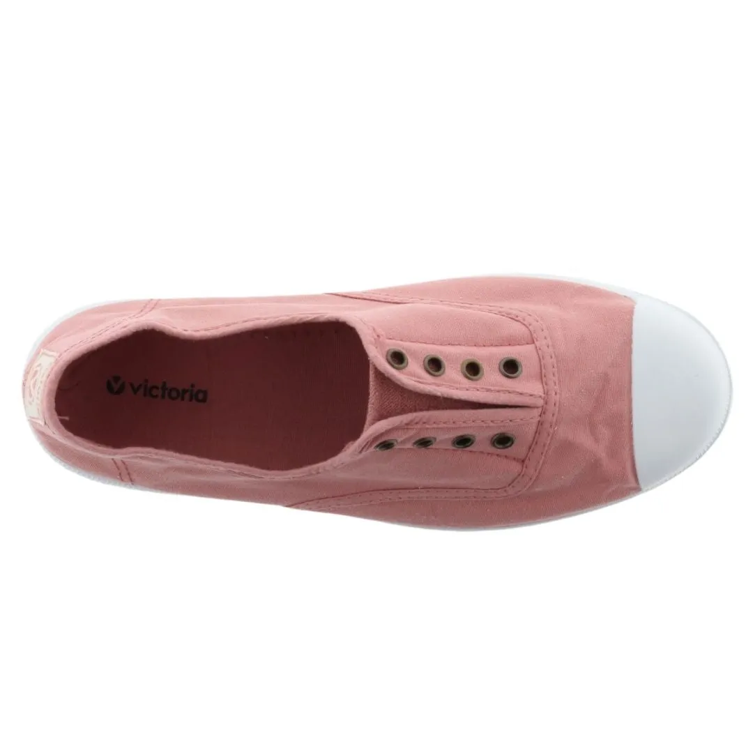 Victoria Shoes Dora Nude Canvas Plimsolls