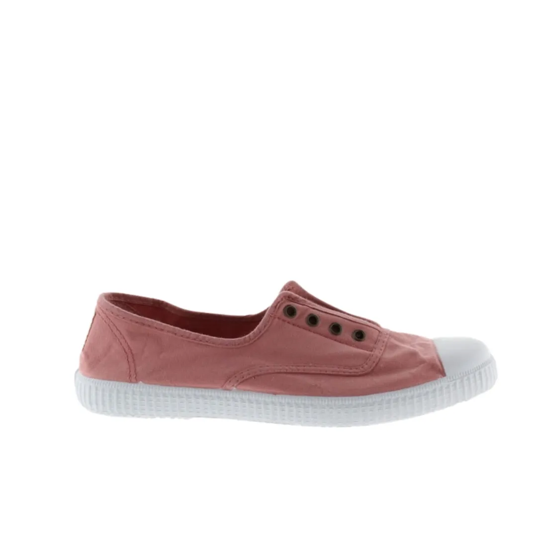 Victoria Shoes Dora Nude Canvas Plimsolls