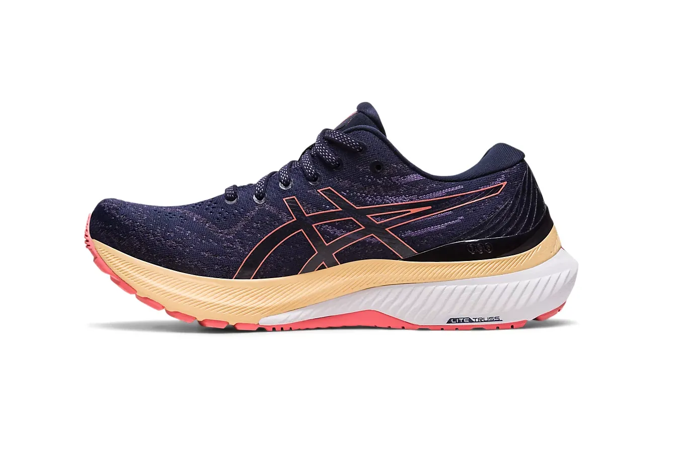 Womens Asics Gel-Kayano 29 Midnight/ Papaya Athletic Running Shoes